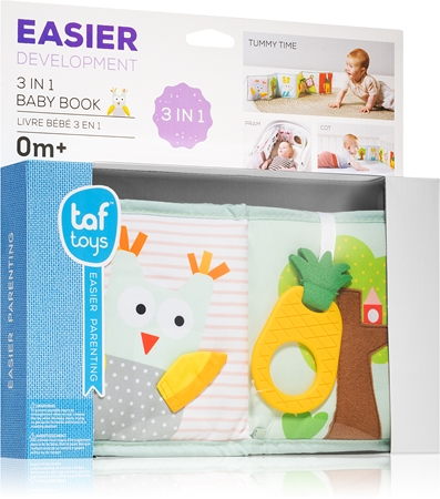 Taf Toys Book контрастна розвивальна книжка для дітей від народження