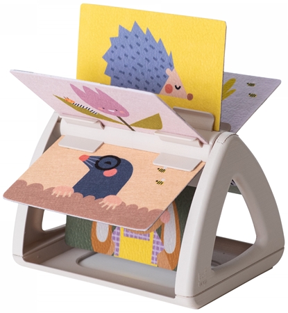 Taf Toys Tummy Time Spining Book Urban Garden draaiboekje