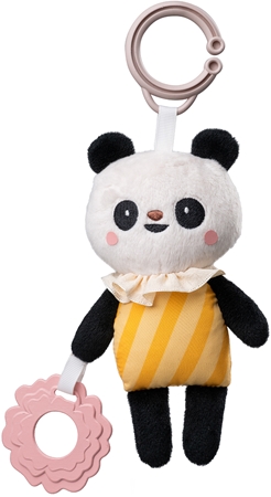 Taf Toys Activity Toy Pamela the Panda kontrastingas kabantis žaislas su kramtoma dalimi