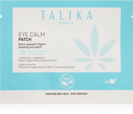 Talika Eye Calm Patch máscara facial calmante para o contorno dos olhos