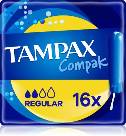 Tampax Compak Regular tamponer med applikator