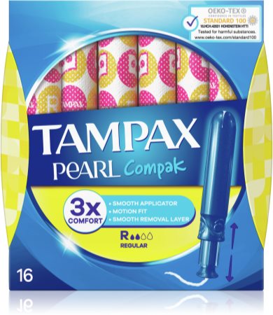 Tampax Compak Pearl Regular tamponger med applikator