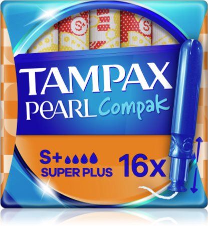 Tampax Compak Pearl Super Plus tampones con aplicador