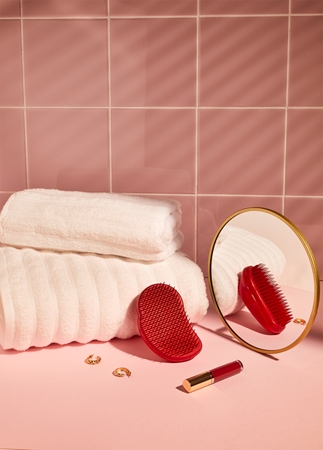 Tangle Teezer Thick & Curly Salsa Red kartáč pro hrubé a kudrnaté vlasy