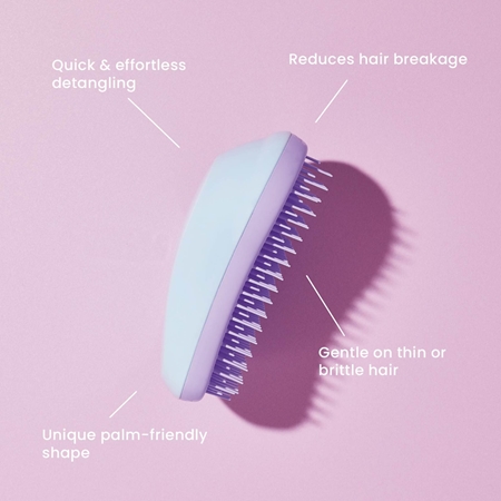 Tangle Teezer Fine & Fragile Mint Violet Pintsel habrastele juustele