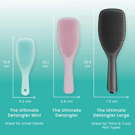 Tangle Teezer Mini Ultimate Detangler Wystera Leaf βούρτσα για όλους τους τύπους μαλλιών