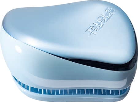 Tangle Teezer Compact Styler Baby Blue Chrome Hair Brush