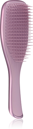Tangle Teezer Ultimate Detangler Chrome plochý kartáč na rovné a kudrnaté vlasy