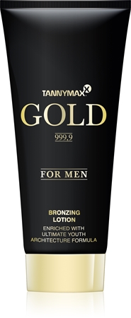 Tannymaxx Gold 999,9 bronzující mléko do solária pro muže