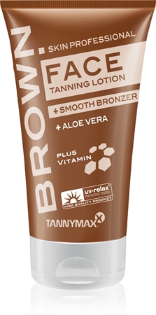 Tannymaxx Brown Face Solkräm med bronzer för solarium För att förlänga solbrännan