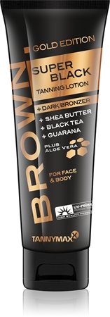 Tannymaxx Brown Super Black Gold Edition opaľovací krém do solária s bronzerom