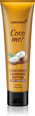 Tannymaxx Coco Me! Coconut unt de corp cu bronzer pentru un bronz de lunga durata