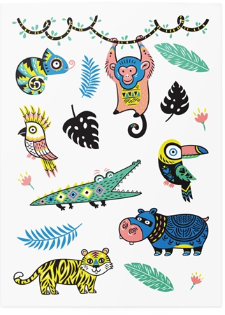 TATTonMe Temporary Tattoos Jungle tetování pro děti