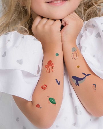 TATTonMe Temporary Tattoos Ocean tatuointi lapsille