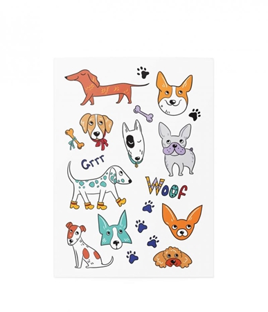 TATTonMe Temporary Tattoos Dogs tattoo for children