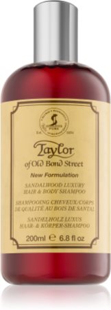 Taylor of Old dušigeel Street ja Bond Sandalwood Šampoon