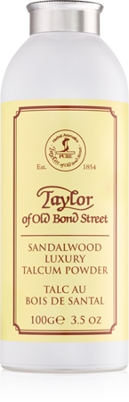 Taylor of Old Bond Street Sandalwood jemný pudr na obličej a tělo