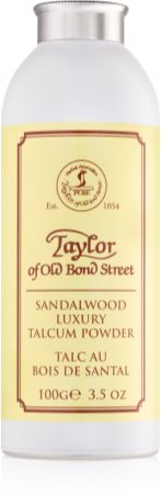 Taylor of Old Bond Street Sandalwood hellävarainen puuteri kasvoille ja vartalolle