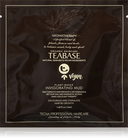 Tecna Teabase Invigorating Mud masque revitalisant pour cuir chevelu sensible