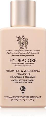 Tecna Hydracore Hydrating & Volumizing Shampoo šampon pro objem vlasů