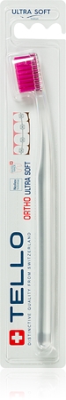 TELLO 4920 ORTHO ortodontinis dantų šepetėlis