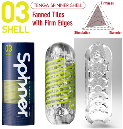 Tenga Spinner 03 Shell masturbator