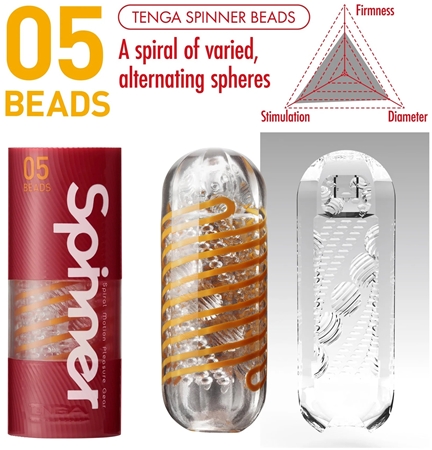 Tenga Spinner 05 Beads Masturbatore maschile