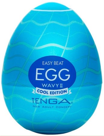 Tenga Egg Wavy II Cool Edition disposable masturbator