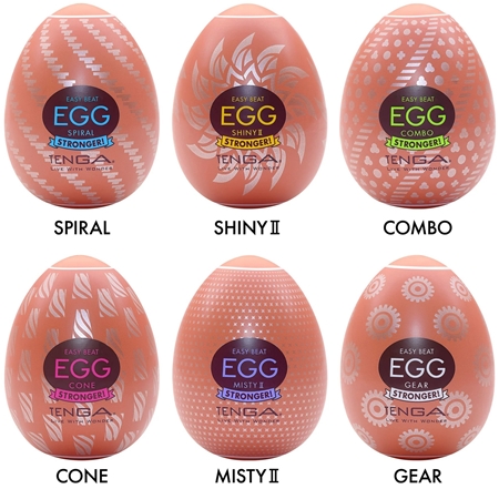 Tenga Egg Variety Pack sada masturbátorů HARD BOILED II
