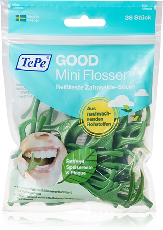 TePe Good Mini Flosser Zahnstocher mit Zahnseide