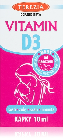 Terezia Vitamin D3 od narození kapky s vitamínem D