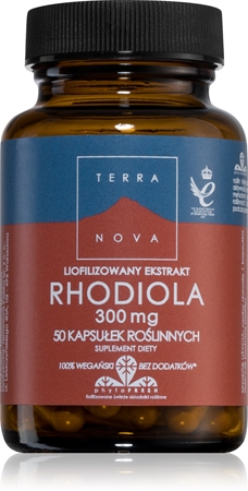 Terranova Rhodiola 300 mg kapsułki ziołowe do dobrego samopoczucia psychicznego