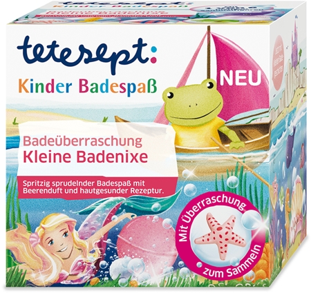 Tetesept Bath The Little Mermaid αφρώδης μπάλα τια το μπάνιο για παιδιά