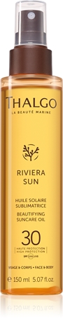 Thalgo Riviera Sun Beautyfying Suncare Oil SPF30 Tan Enhancing and Nourishing Dry Oil SPF 30