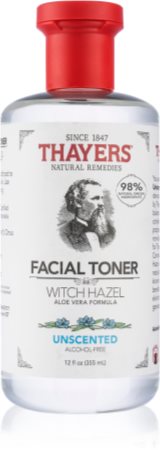 Thayers Unscented Facial Toner lotion tonique apaisante visage sans alcool