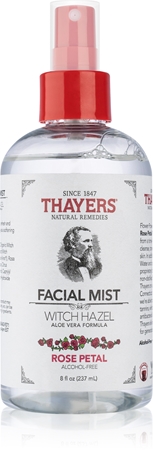Thayers Rose Petal Facial Mist Toner bruma tonificante de pele sem álcool