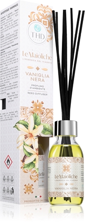 THD Le Maioliche Vaniglia Nera Aroma Diffuser mit Füllung