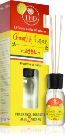 DIFFUSORE PER AUTO RICARICABILE PROFUMAZIONE CITRONELLA E MENTA