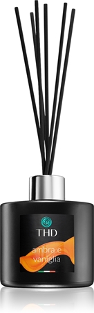 THD Luxury Black Collection Amber and Vanilla αρωματικός διαχύτης επαναπλήρωσης