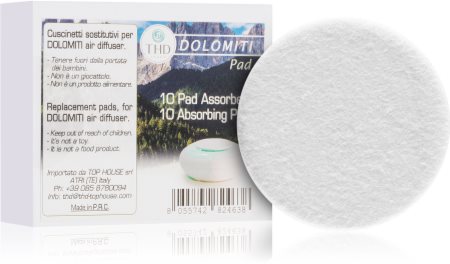 THD Dolomiti Air Absorbing Pads parfümolaj elektromos diffúzorba Dolomiti Air Portable
