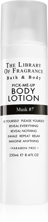 The Library of Fragrance Musk #7 hidratáló testápoló tej unisex