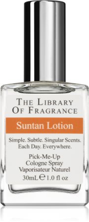The Library of Fragrance Suntan Lotion Eau de Cologne unisex
