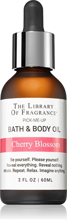 The Library of Fragrance Cherry Blossom Körperöl für das Bad