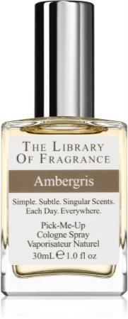 The Library of Fragrance Ambergris Eau de Cologne unisex
