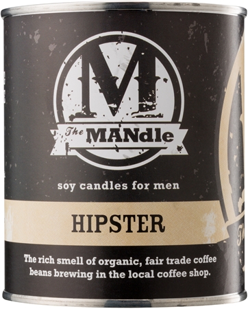 The MANdle Hipster Scented Candle 425 g