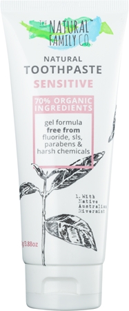 The Natural Family Co. Sensitive dentifricio naturale per denti sensibili