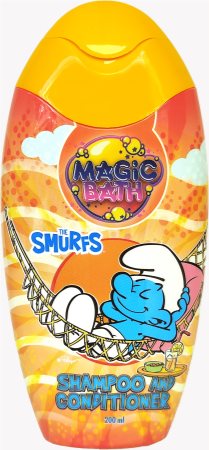 The Smurfs Magic Bath Shampoo & Conditioner sampon és kondicionáló gyermekeknek