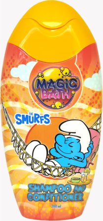 The Smurfs Magic Bath Shampoo & Conditioner σαμπουάν και μαλακτικό για παιδιά