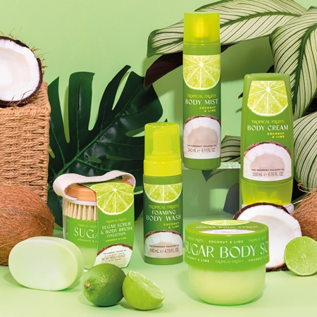 The Somerset Toiletry Co. Tropical Fruits Coconut & Lime mousse detergente per il corpo