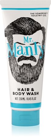 The Somerset Toiletry Co. Mr Manly Hair & Body Wash 2-in-1 shampoo and cleansing gel